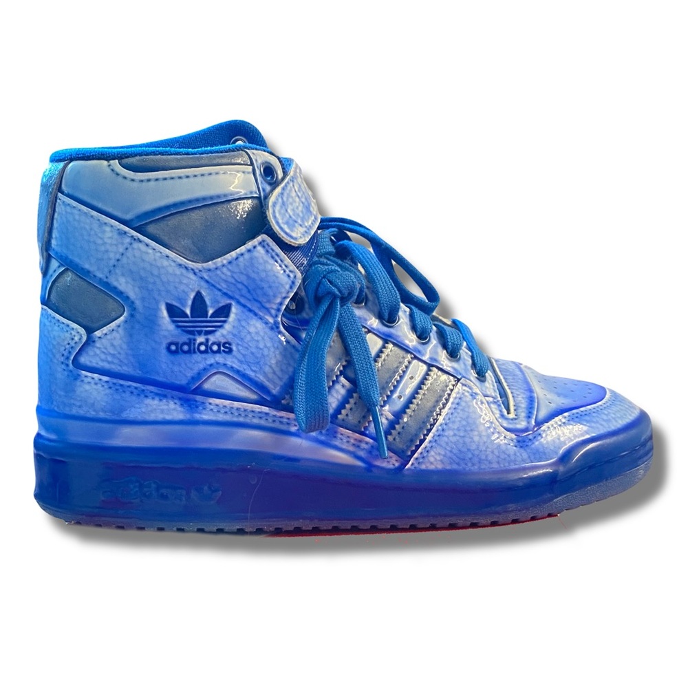 Size 6.5 - adidas Forum High x Jeremy Scott Dipped - Blue